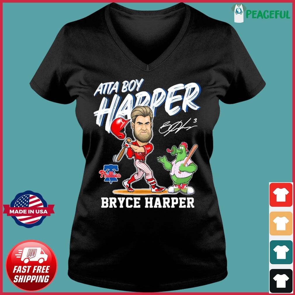 Bryce Harper Philadelphia Phillies atta boy cartoon shirt, hoodie