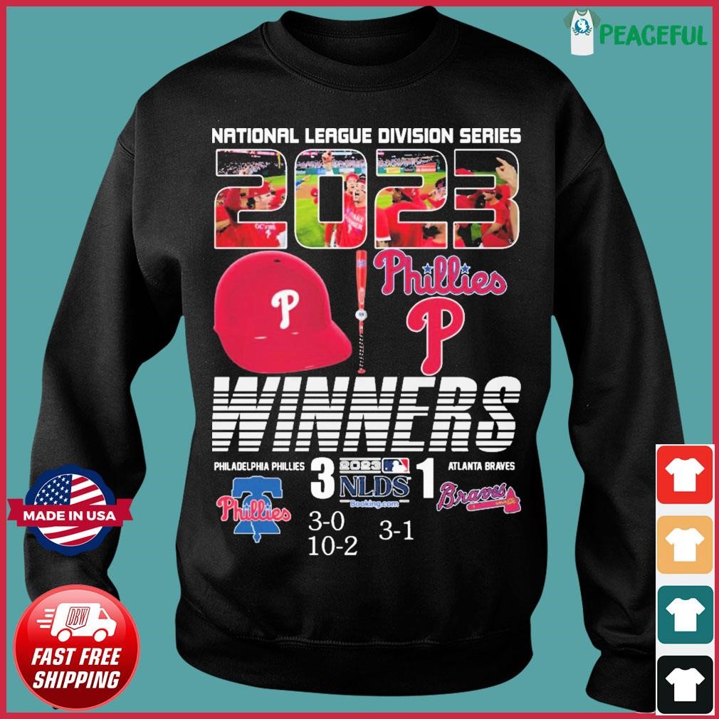 National league division series winners Philadelphia Phillies vs Atlanta Braves  shirt, hoodie, sweater, long sleeve and tank top