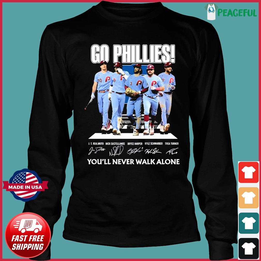 Phillies Long Sleeve Shirt Short Sleeve Tee Sweatshirt Hoodie Go