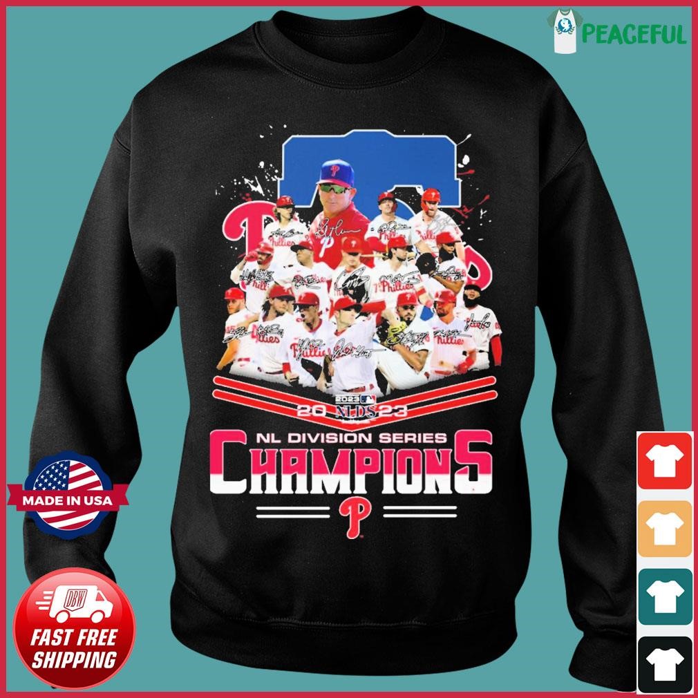 Philadelphia Phillies Baseball 2022 National League Champions team  signatures shirt, hoodie, sweater, long sleeve and tank top