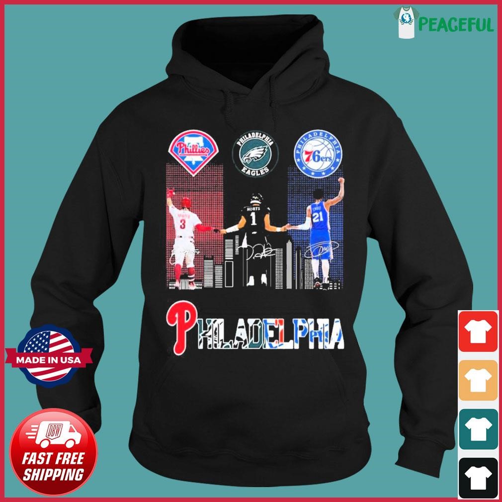 Philadelphia Phillies Philadelphia Eagles All Over Print Hoodie