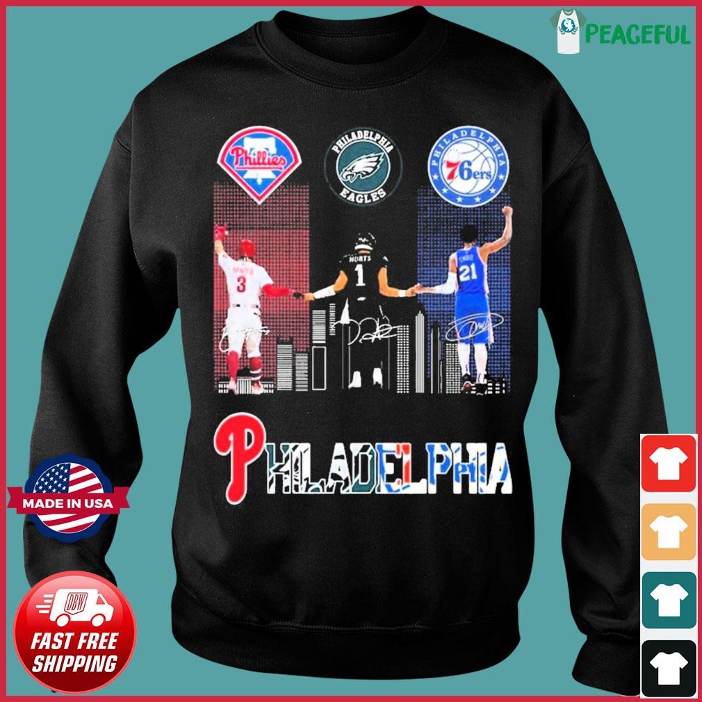 Logo Philadelphia sports team philadelphia phillies and philadelphia eagles  shirt, hoodie, longsleeve, sweater