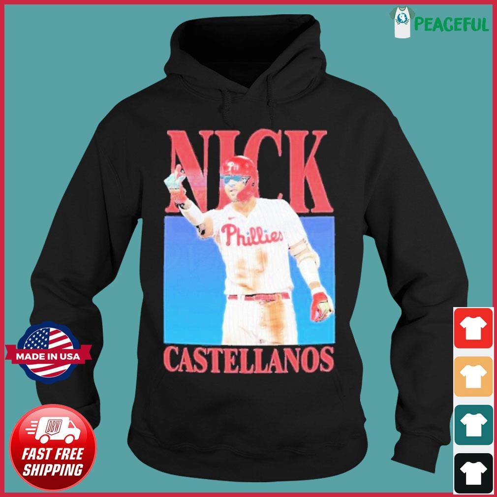 Nick Castellanos Ring Finger Phillies T Shirt - Limotees