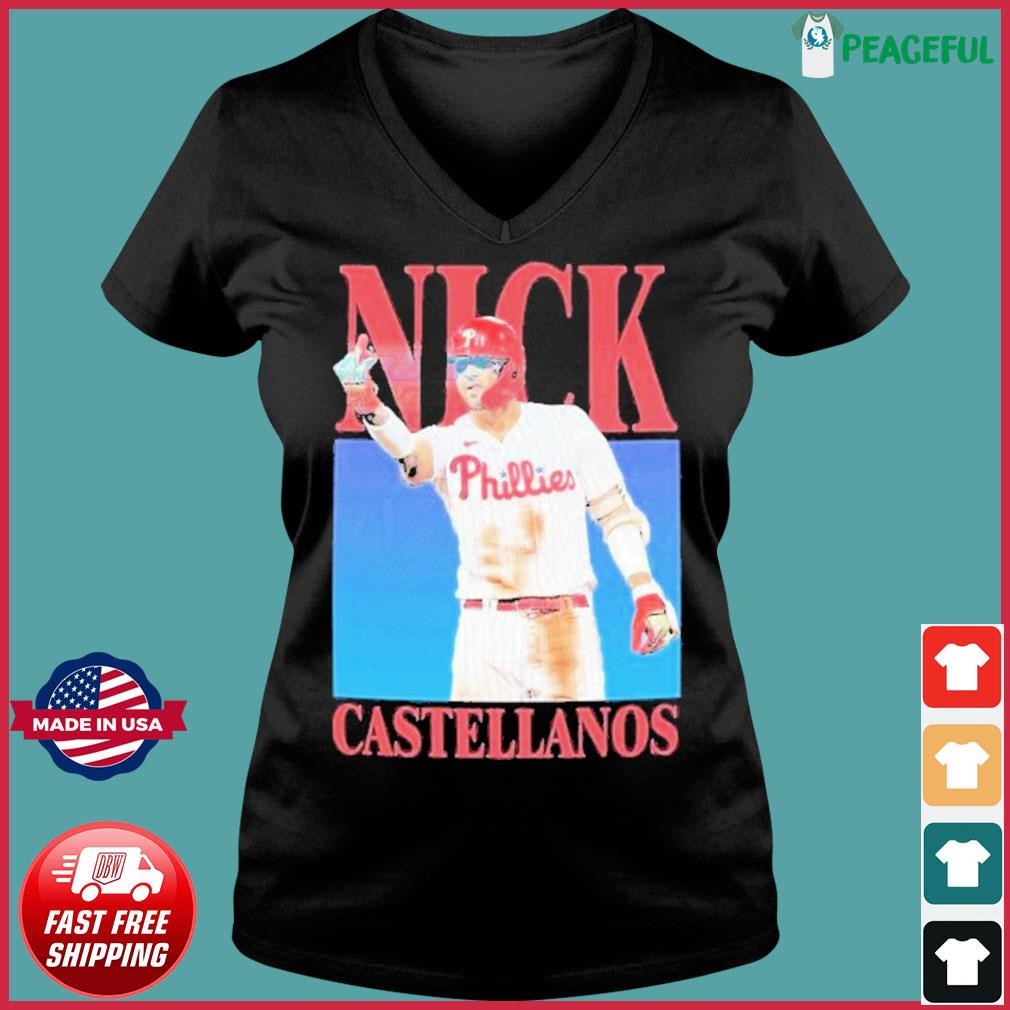 Nick Castellanos Ring Finger Phillies T Shirt - Limotees