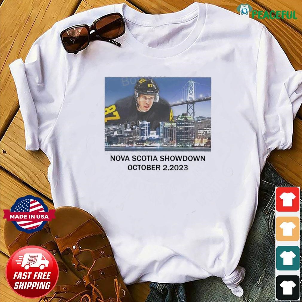 Official Pittsburgh Penguins Sidney Crosby Nova Scotia Showdown October 2  2023 Hoodie - Hnatee