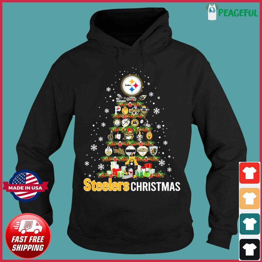 Pittsburgh Steelers tree halloween shirt, hoodie, sweater, long sleeve and  tank top