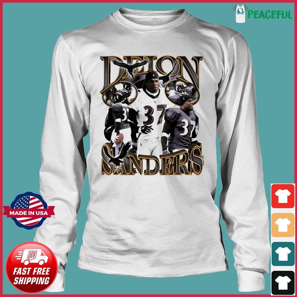 Nice Deion Sanders Baltimore Ravens vintage shirt, hoodie, sweater, long  sleeve and tank top