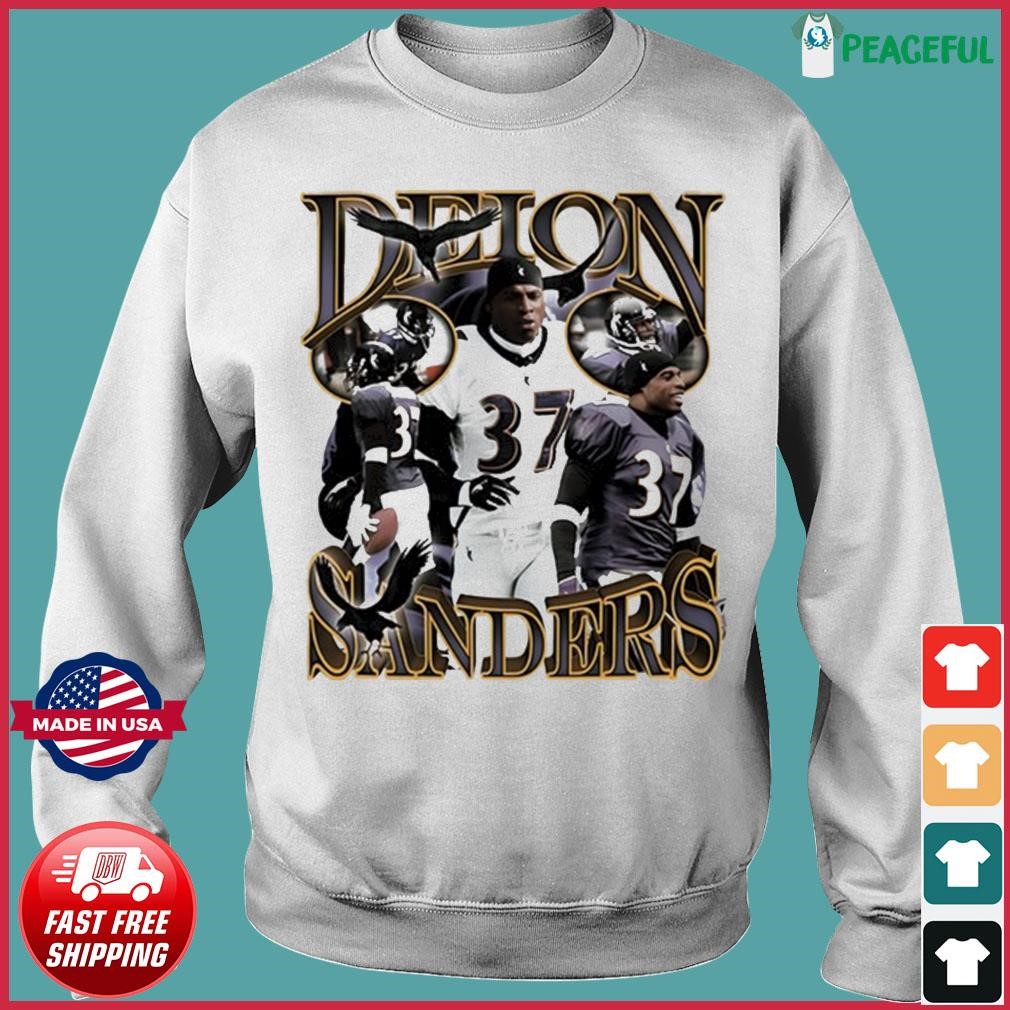 Nice Deion Sanders Baltimore Ravens vintage shirt, hoodie, sweater, long  sleeve and tank top