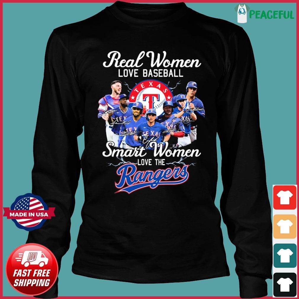 Design Texas Rangers Real Women Love Baseball Smart Women Love The