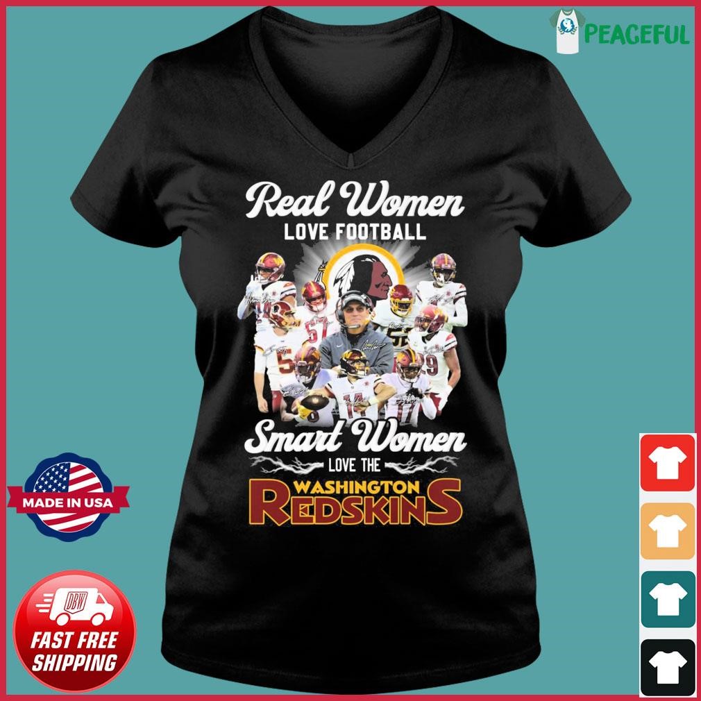 Real women love Football Washington Redskins shirt, hoodie, sweater, long  sleeve and tank top