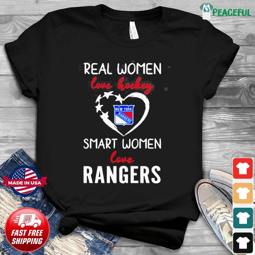 Real Women love Hockey Smart Women love New York Rangers 2023 Shirt,  hoodie, longsleeve, sweatshirt, v-neck tee