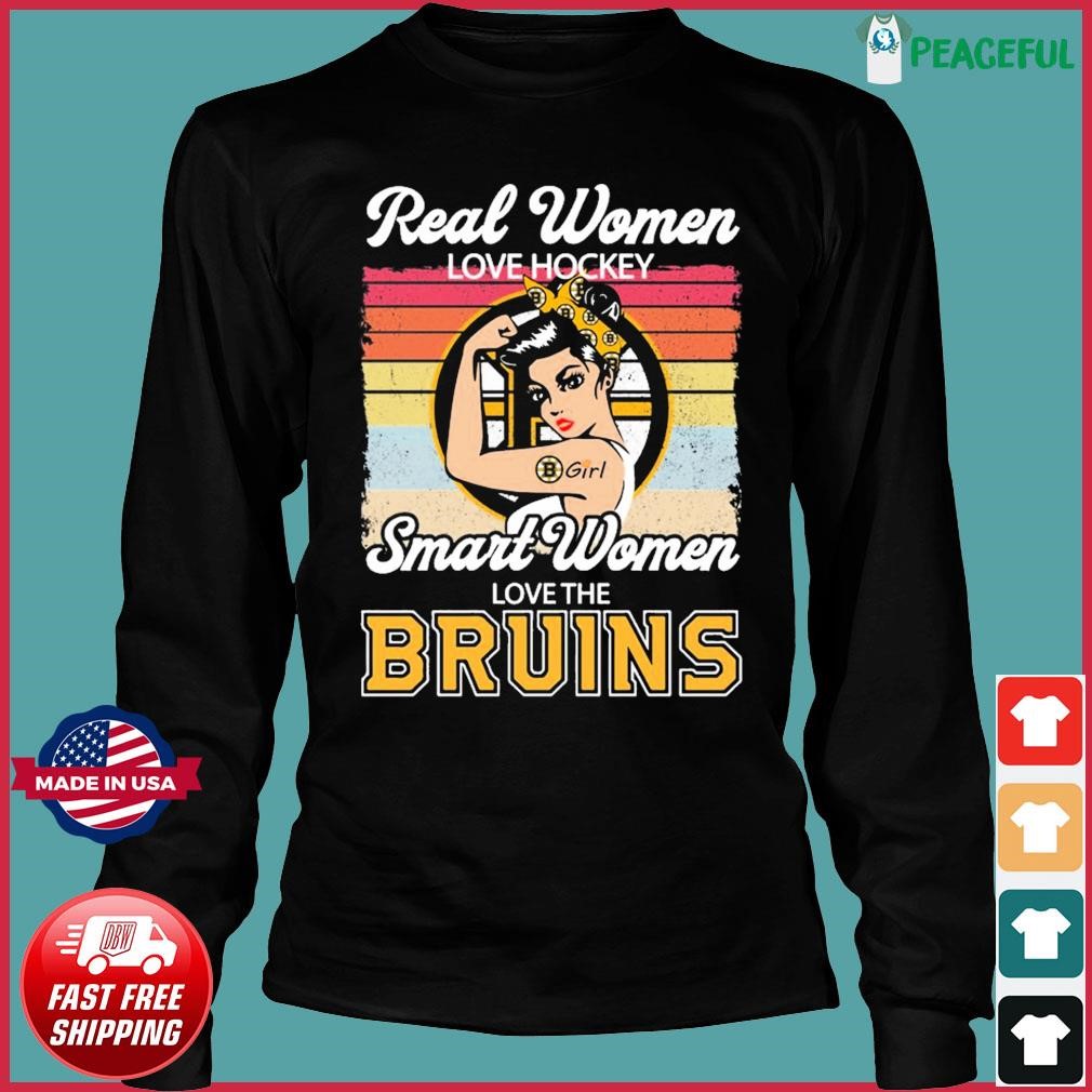 Real Women Love Hockey Smart Women Love The Boston Bruins Girl