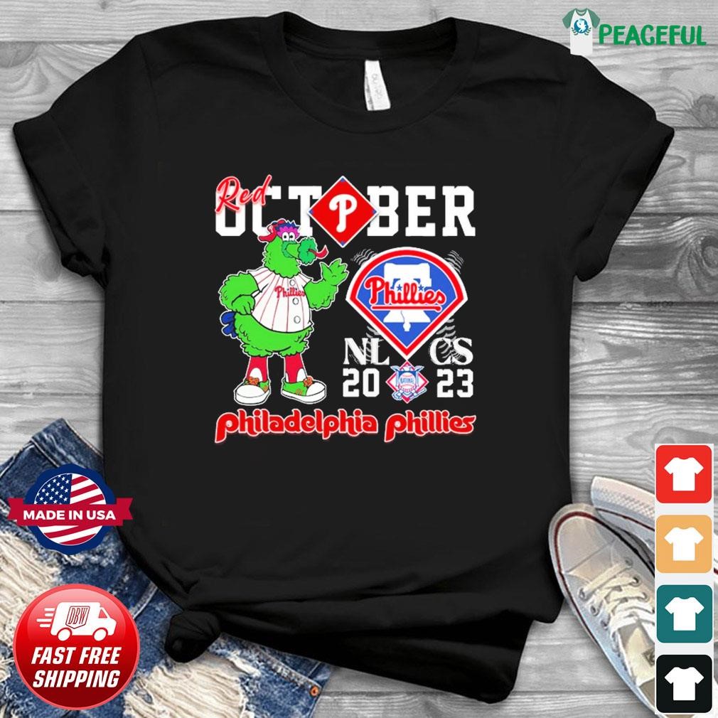 Red October 2023 NLCS Phillie Phanatic Philadelphia Phillies Shirt