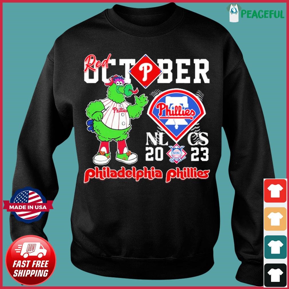 Red October 2023 NLCS Phillie Phanatic Philadelphia Phillies Shirt