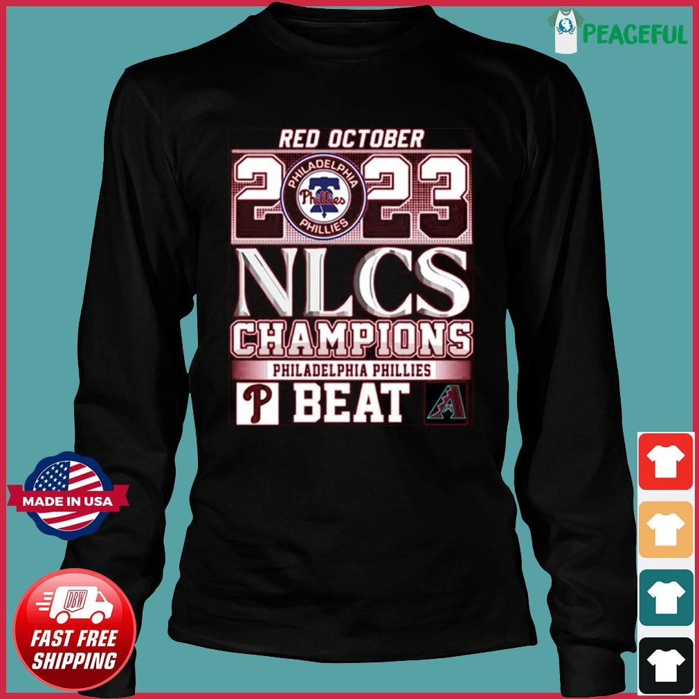 Philadelphia Phillies Red October 2022 National League Champions shirt -  Kingteeshop