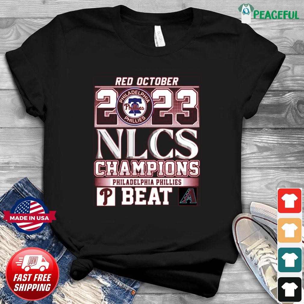 Philadelphia Phillies Red October 2022 National League Champions shirt -  Kingteeshop