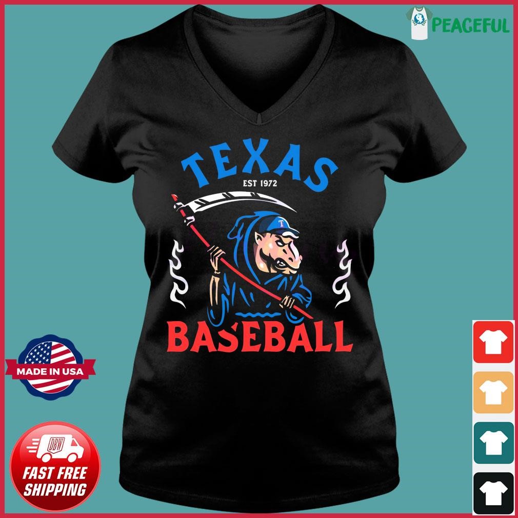 Texas Rangers Reaper Baseball Shirts Mlb Texas Rangers Games T Shirt,  hoodie, sweater, long sleeve and tank top