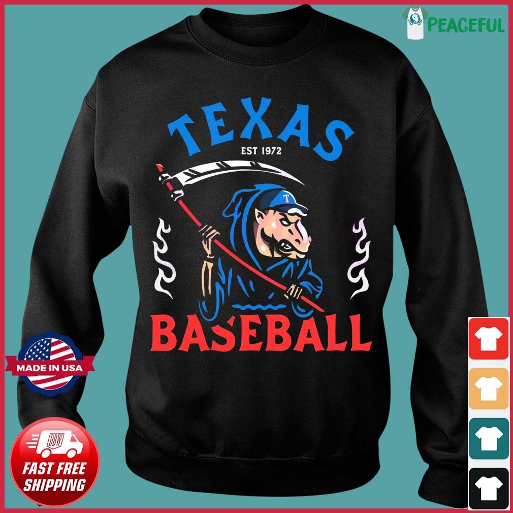 Texas Rangers Reaper Baseball Shirts Mlb Texas Rangers Games T Shirt,  hoodie, sweater, long sleeve and tank top