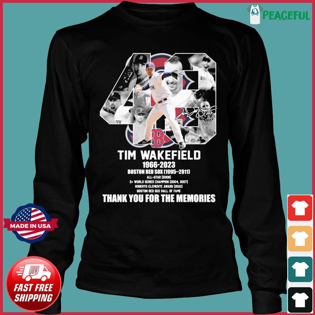 Tim Wakefield Boston Red Sox signature 1966 2023 Rest In Peace Tim shirt,  hoodie, sweater, long sleeve and tank top