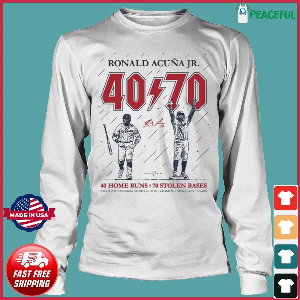 Ronald Acuña Jr. 40-70 T Shirt, hoodie, sweater, long sleeve and tank top