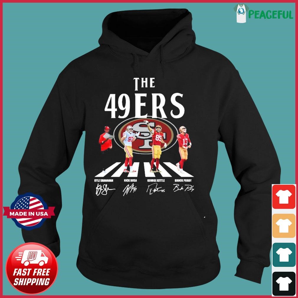 The Niners San Francisco 49ers abbey road signatures T-Shirt