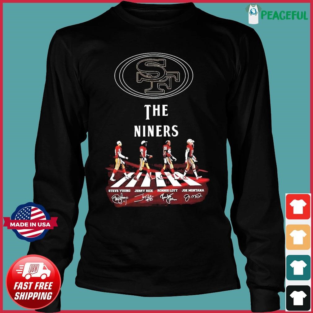 San Francisco 49ers The Niners Abbey Road signatures shirt, hoodie