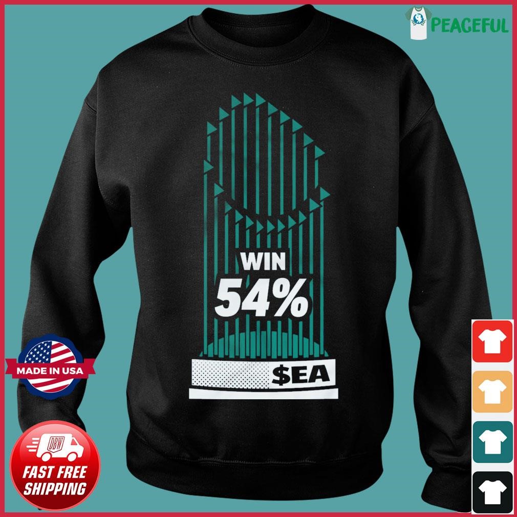 Seattle Mariners win 54 percent of Trophy shirt, hoodie, sweater