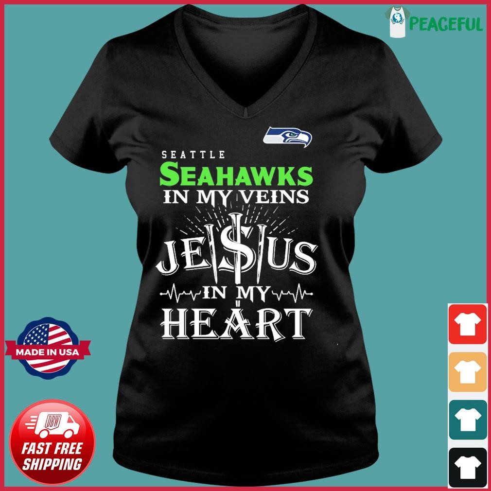 Heart of Seattle - Seahawks colors (sweatshirt)