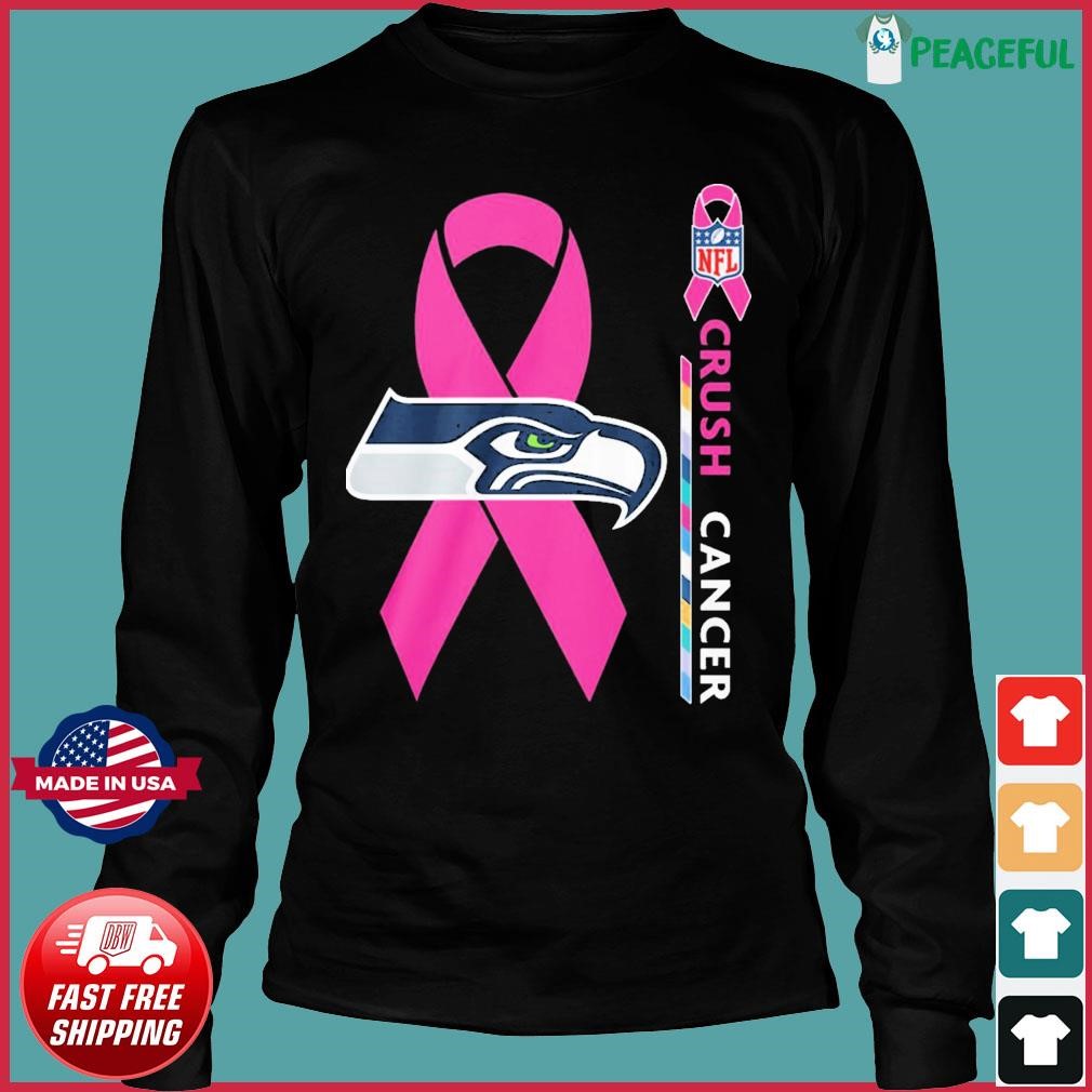 Seattle Seahawks Stronger Than Cancer Nfl 2023 Shirt - Hersmiles