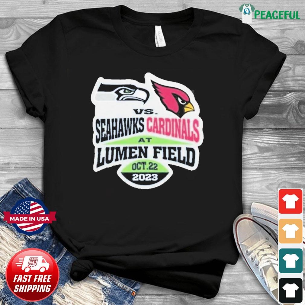 Seattle Seahawks Vs Arizona Cardinals At Lumen Field October 22 2023 T Shirt,  hoodie, sweater, long sleeve and tank top