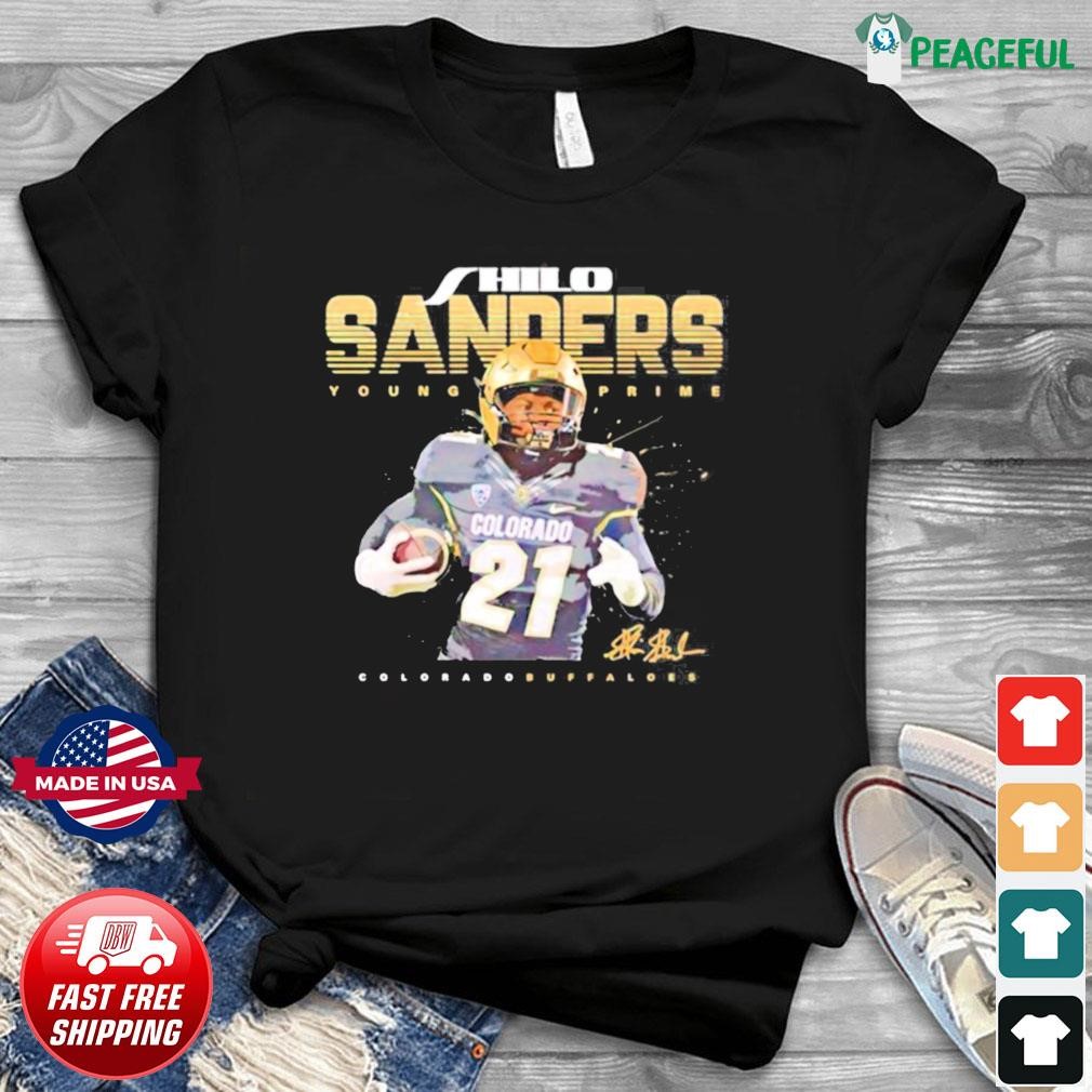 Official shilo sanders colorado buffalo football signature shirt