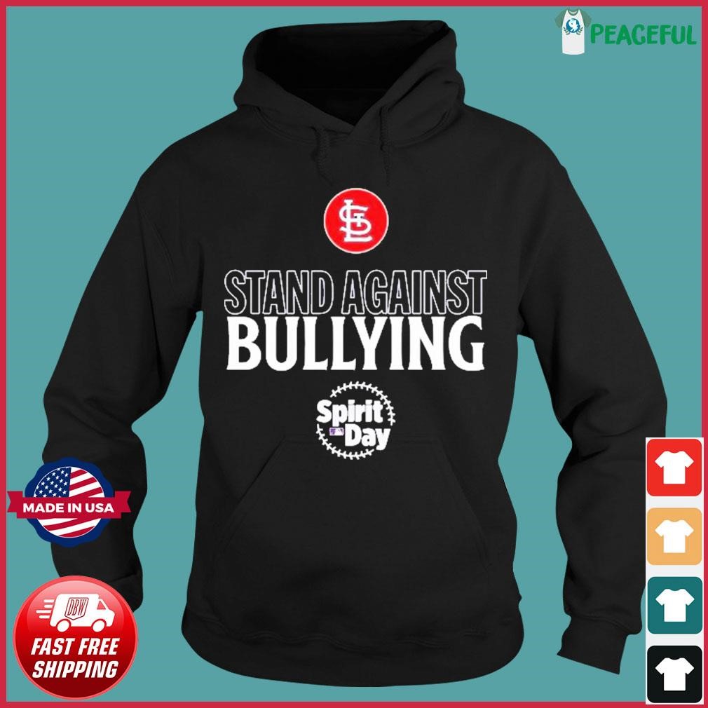 St Louis Cardinals Stand Against Bullying Spirit Day t shirt