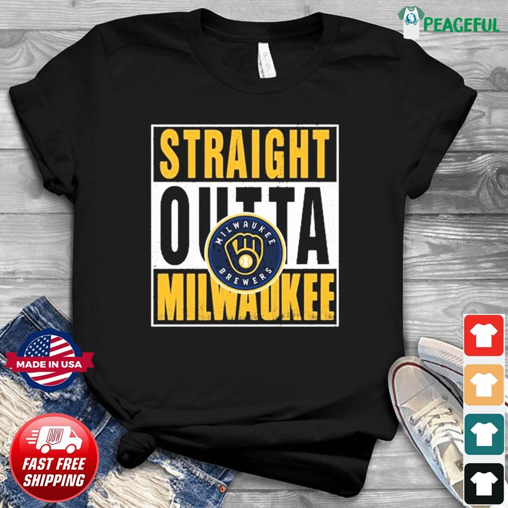 Straight Outta Milwaukee Brewers Shirt - Teesplash Store