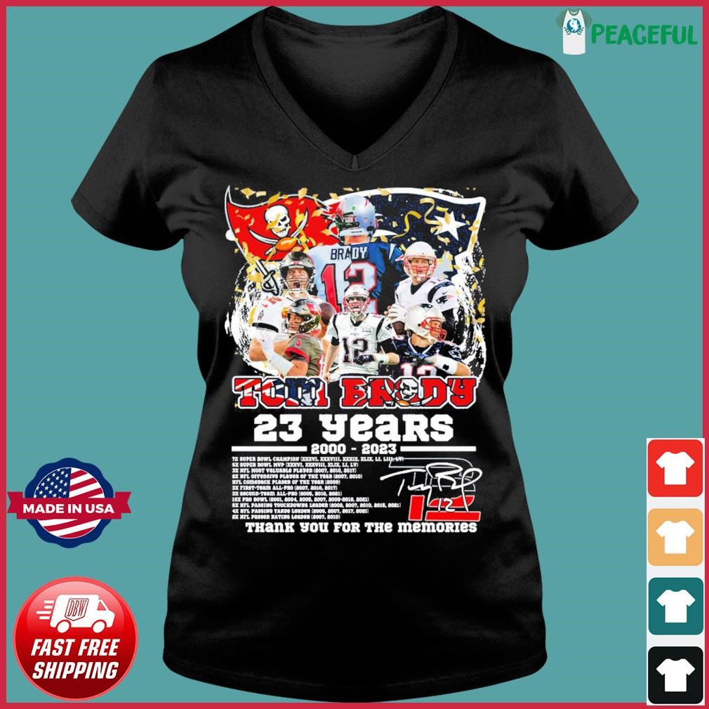 Thank You 12 Tom Brady Buccaneers After 22 seasons in the NFL T-Shirt -  REVER LAVIE