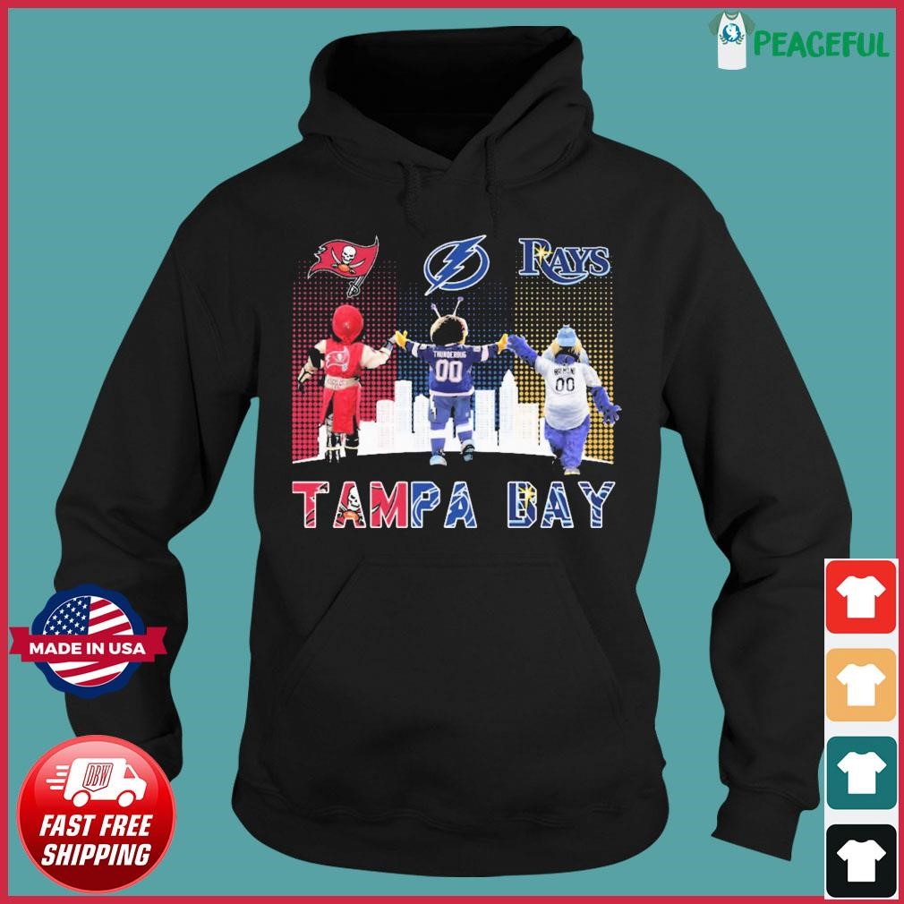 Official Tampa sports team Tampa Bay Rays Tampa Bay Lightning Tampa Bay  Buccaneers Los Angeles City shirt, hoodie, sweater, long sleeve and tank top
