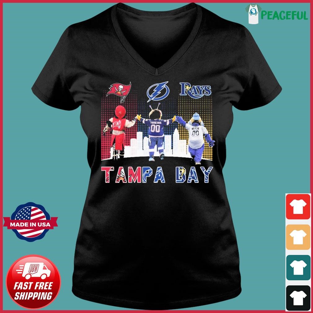Tampa Bay Sports Teams Logo - Rays Bucs And Lightning Shirt
