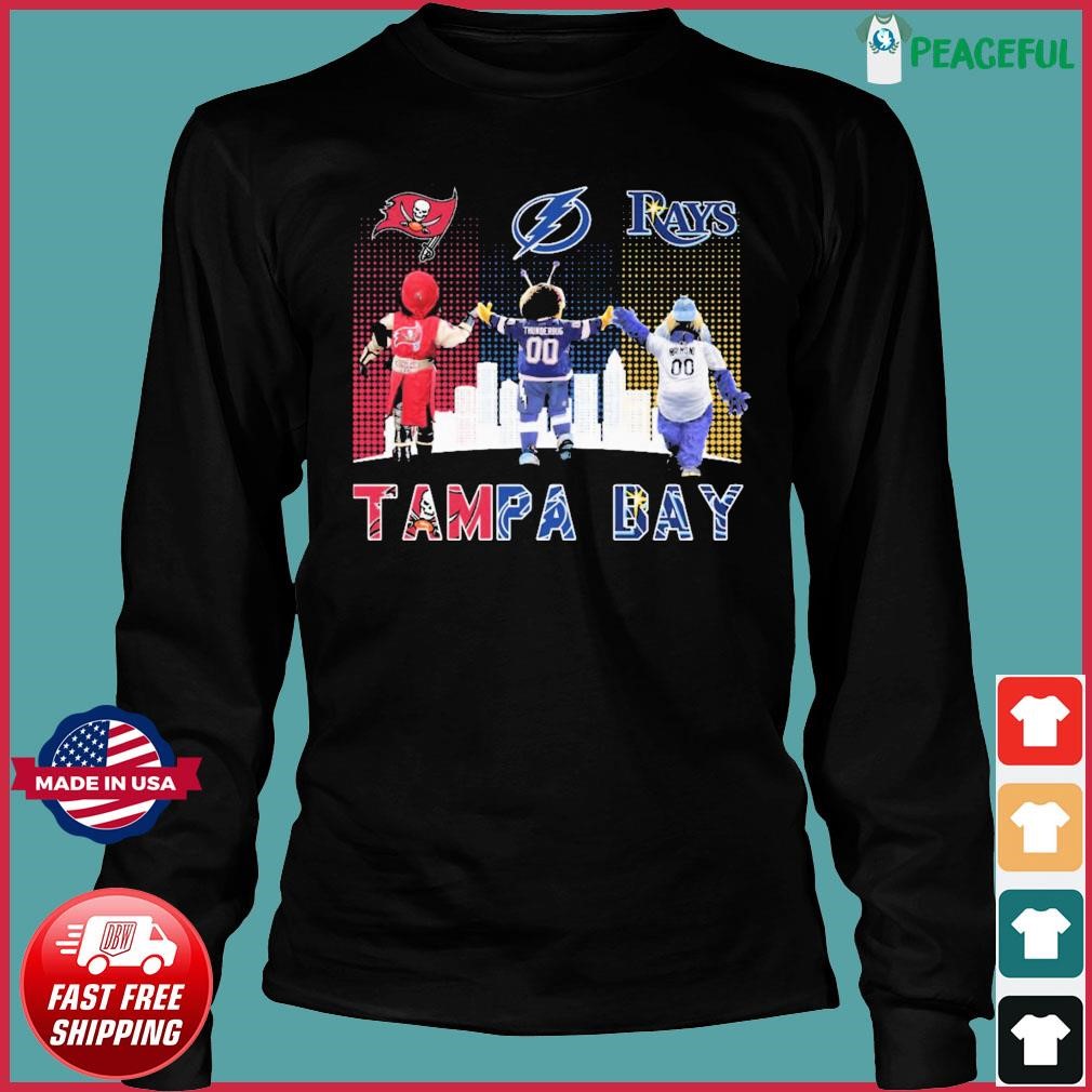 Tampa sports team Tampa Bay Rays Tampa Bay Lightning Tampa Bay Buccaneers  vintage shirt, hoodie, sweater, long sleeve and tank top