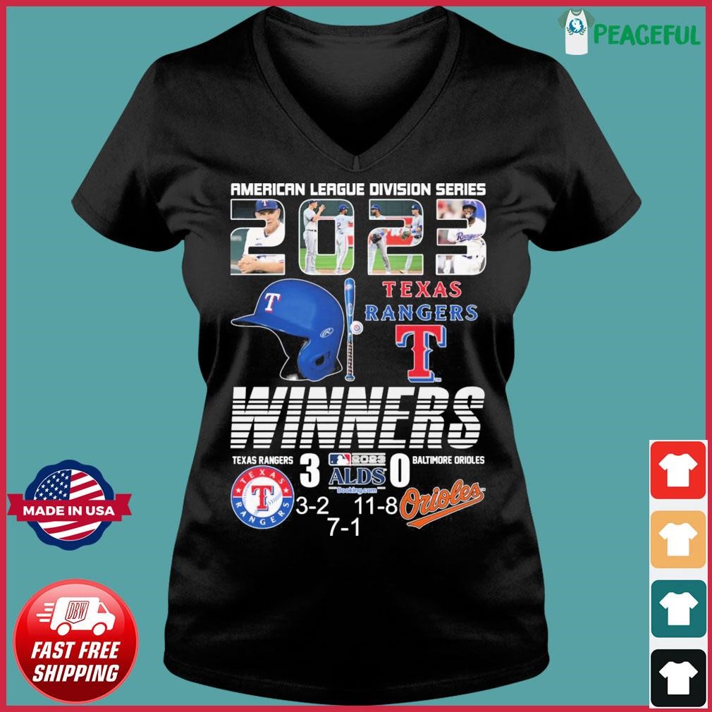 Texas rangers American league divison series winner orioles shirt