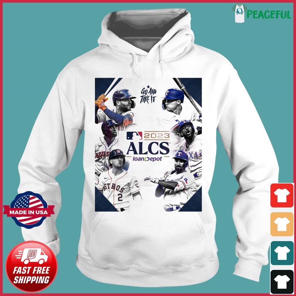 Official texas rangers alcs 2023 go and take it shirt, hoodie