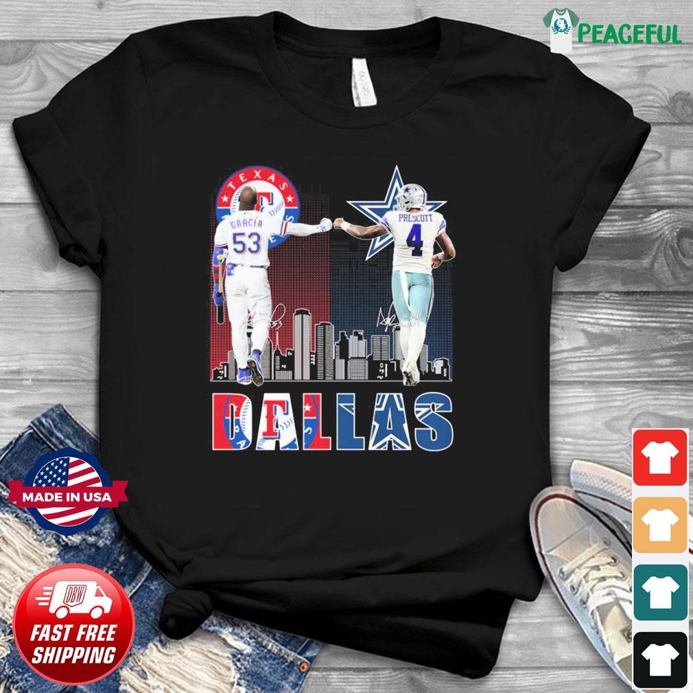 Texas Rangers Adolis García And Dallas Cowboys Dak Prescott Dallas