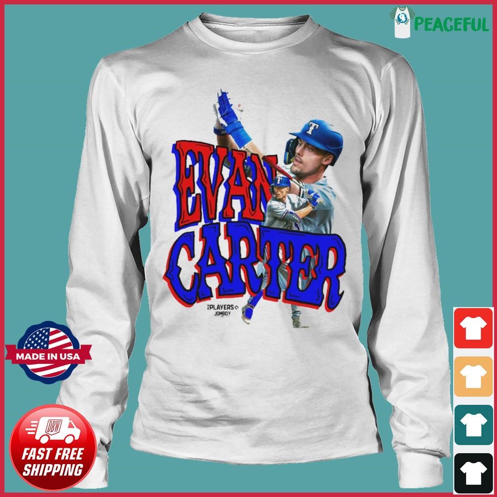 Official evan Carter Texas Rangers T-Shirt, hoodie, tank top, sweater and long  sleeve t-shirt