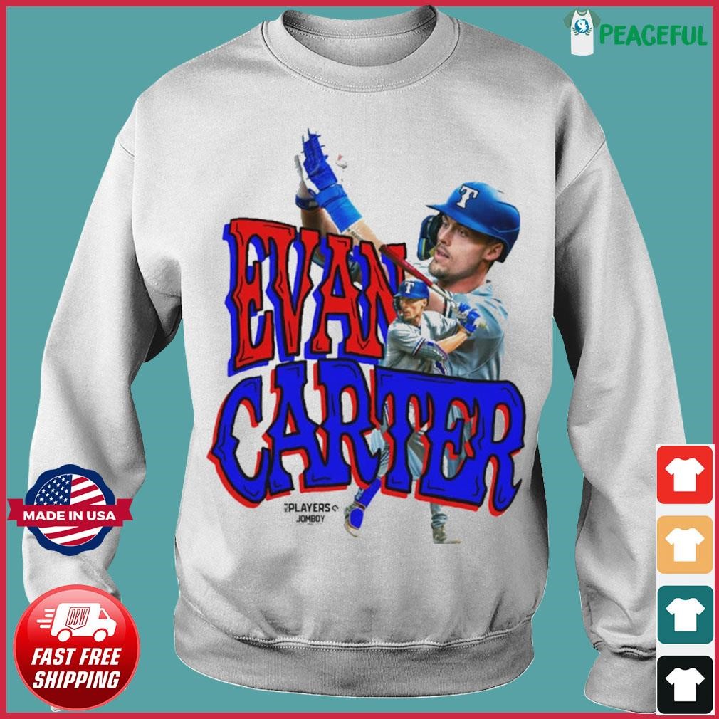 Texas Rangers Evan Carter Vintage Shirt - Danmerch