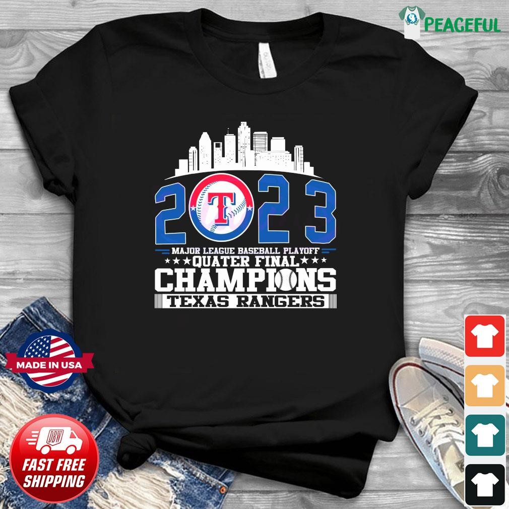 Texas Rangers Major League Baseball Playoff Champions Shirt