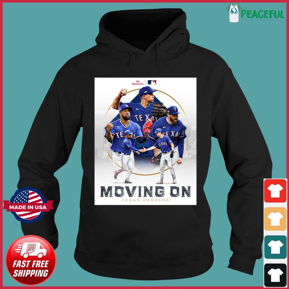 Texas Rangers Moving On ALCS Postseason 2023 Shirt, hoodie, longsleeve,  sweatshirt, v-neck tee