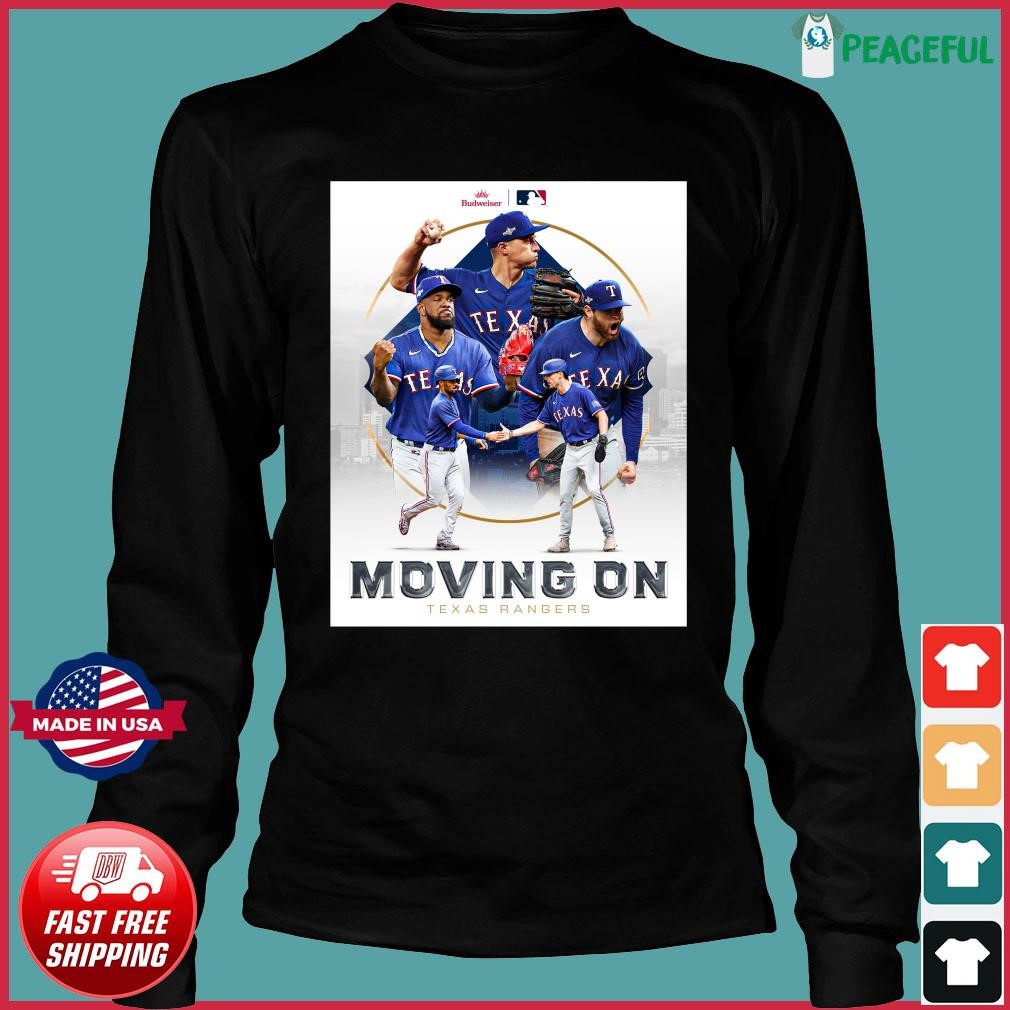 Texas Rangers Moving On 2023 Postseason Shirt, hoodie, sweater, long sleeve  and tank top