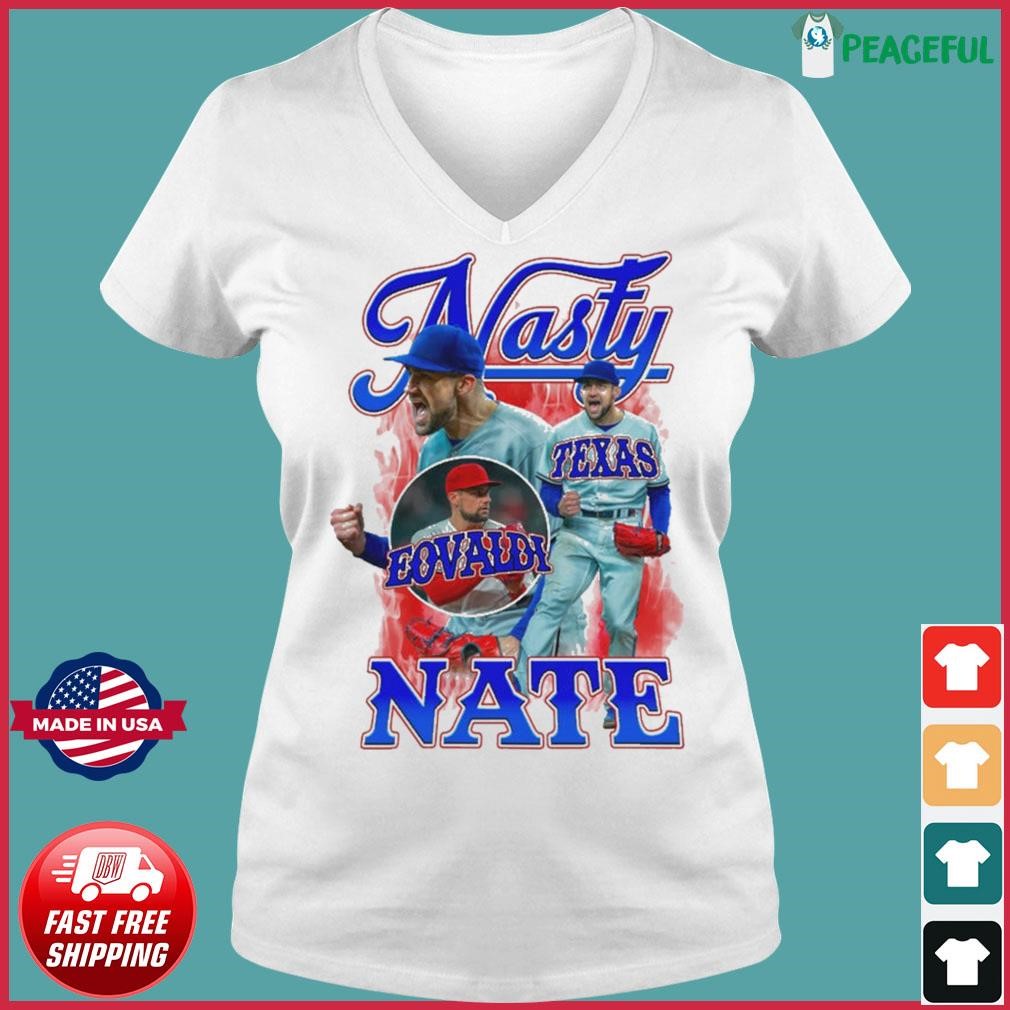 Texas Rangers Nasty Nate t-shirt - ColorfulTeesOutlet