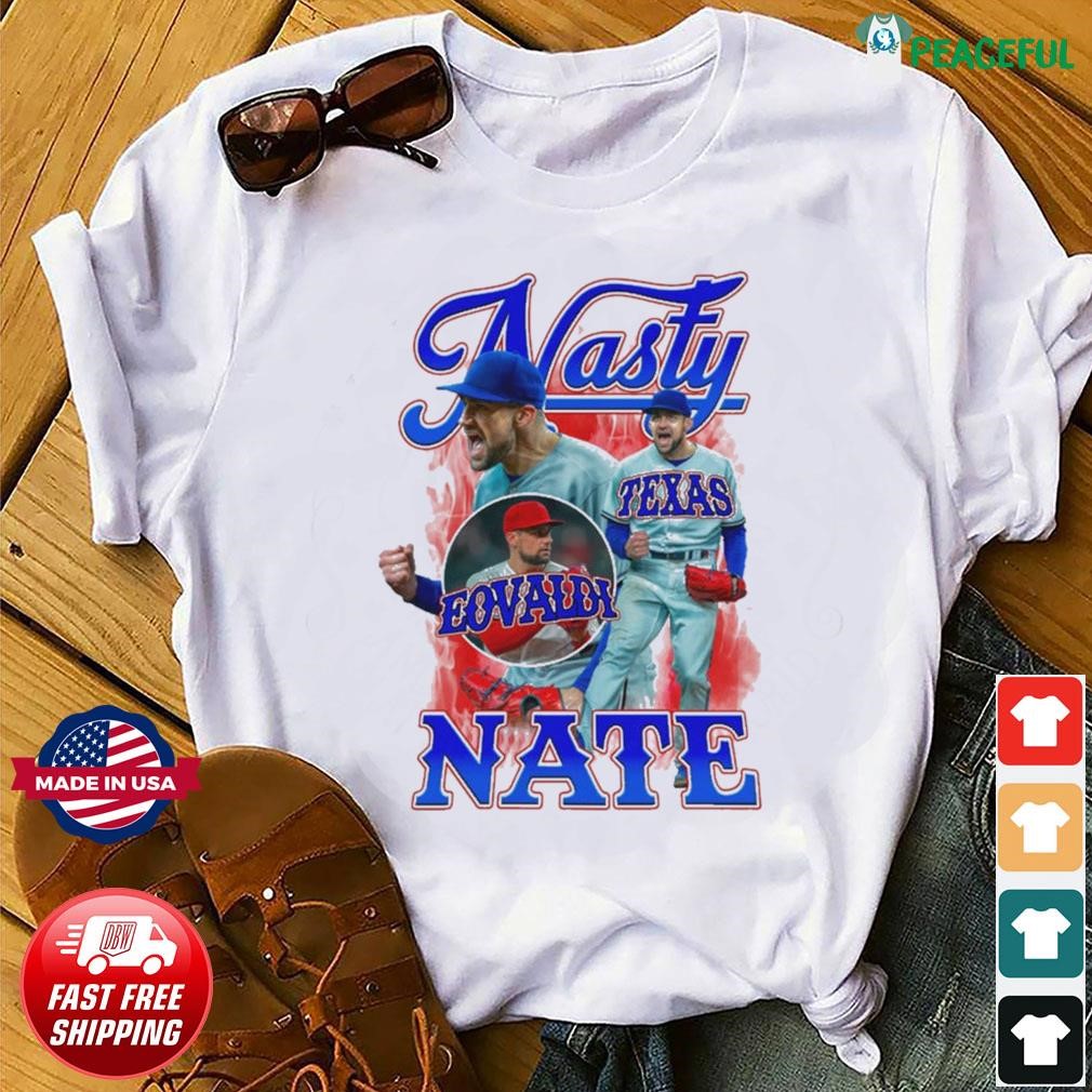 Texas Rangers Nasty Nate Vintage Shirt, hoodie, sweater, long