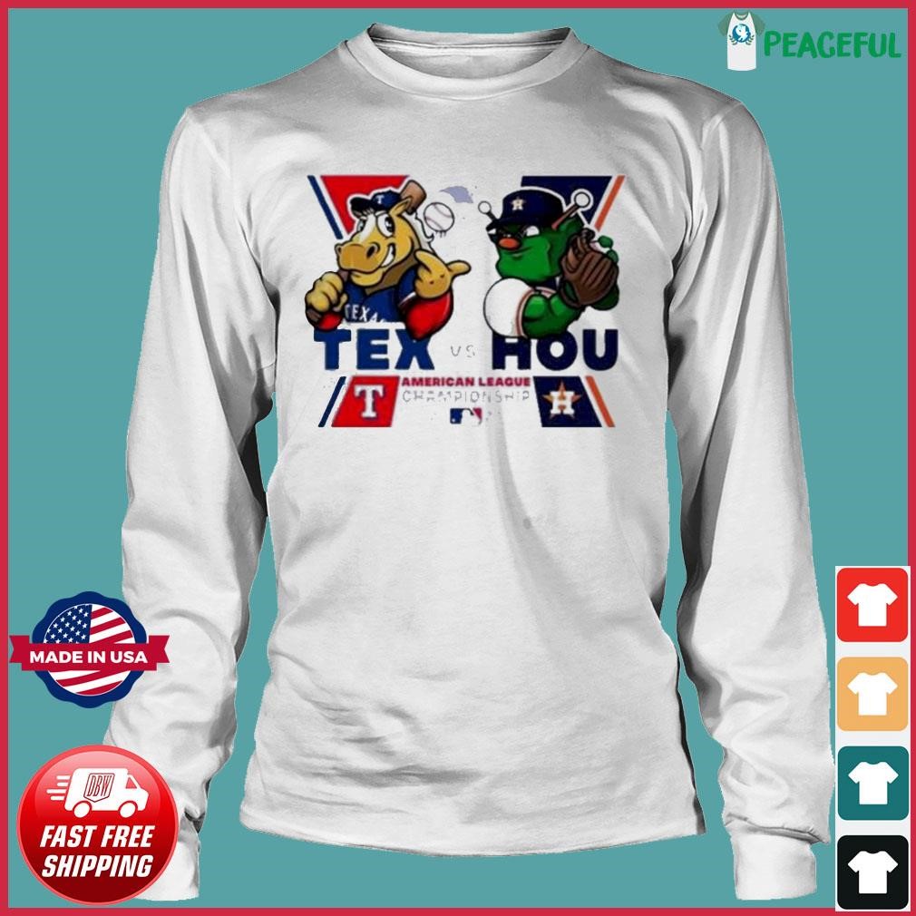 Rangers vs astros American league championship 2023 mascot shirt - Limotees