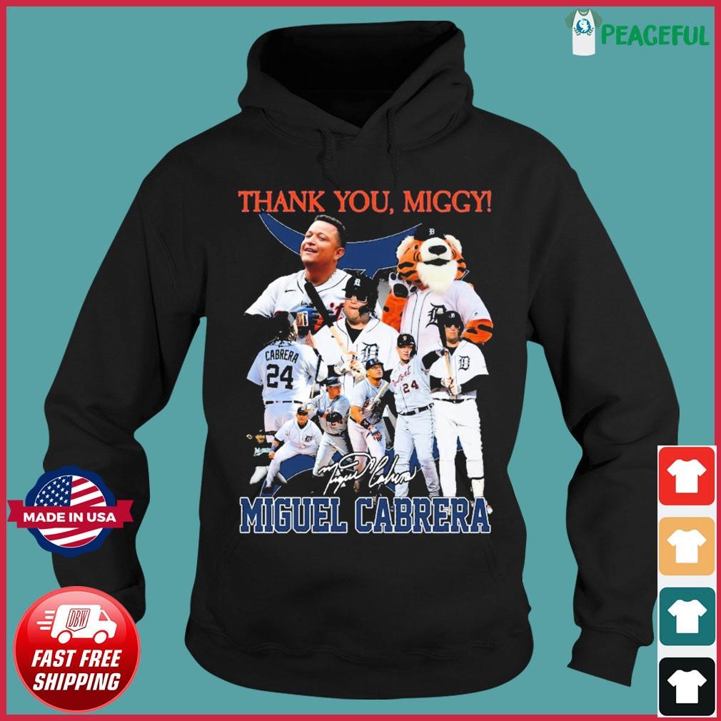 Thank You Miggy Miguel Cabrera Signature T-Shirt, hoodie, sweater