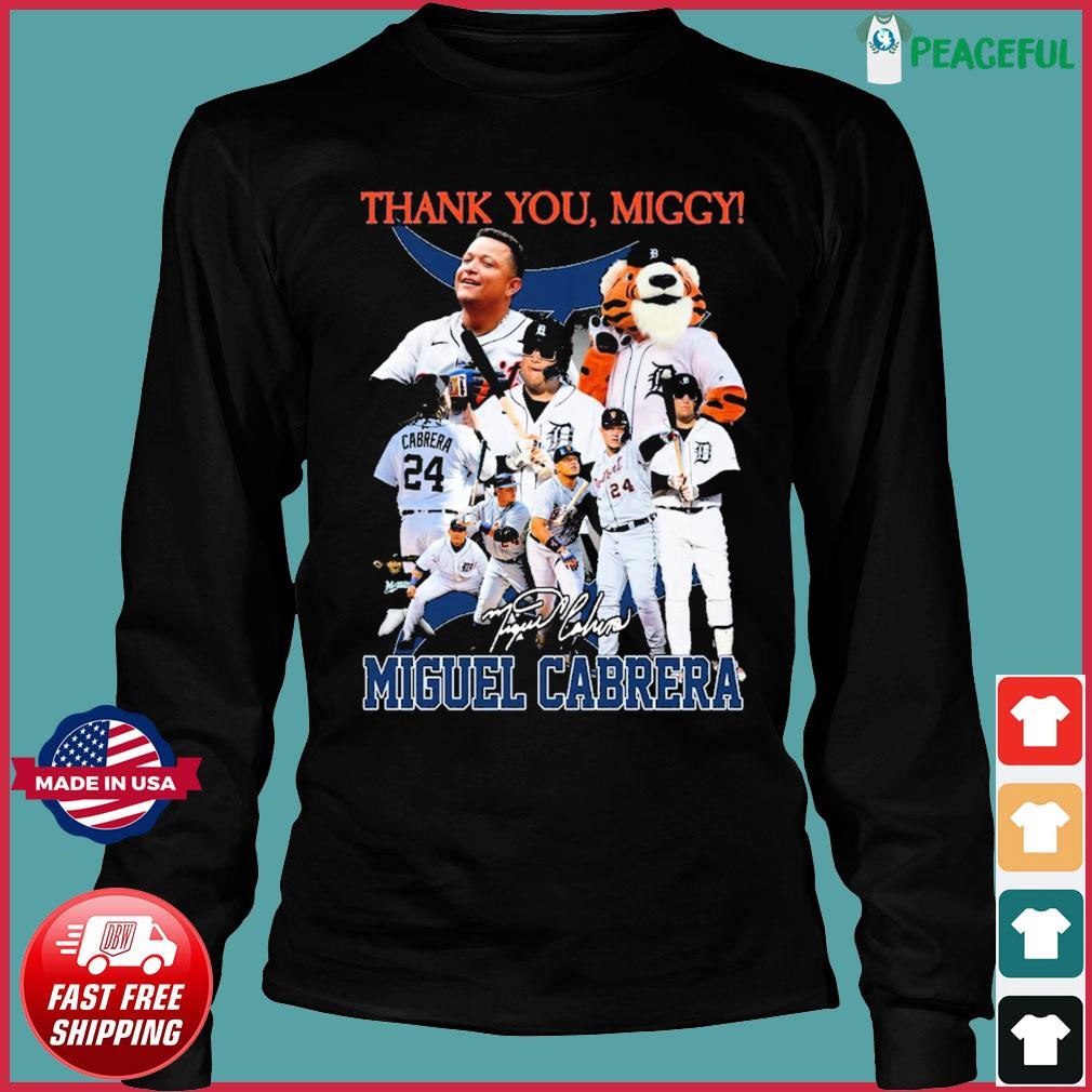 Thank You,Miggy! Miguel Cabrera Unisex T-Shirt, hoodie, sweater and long  sleeve
